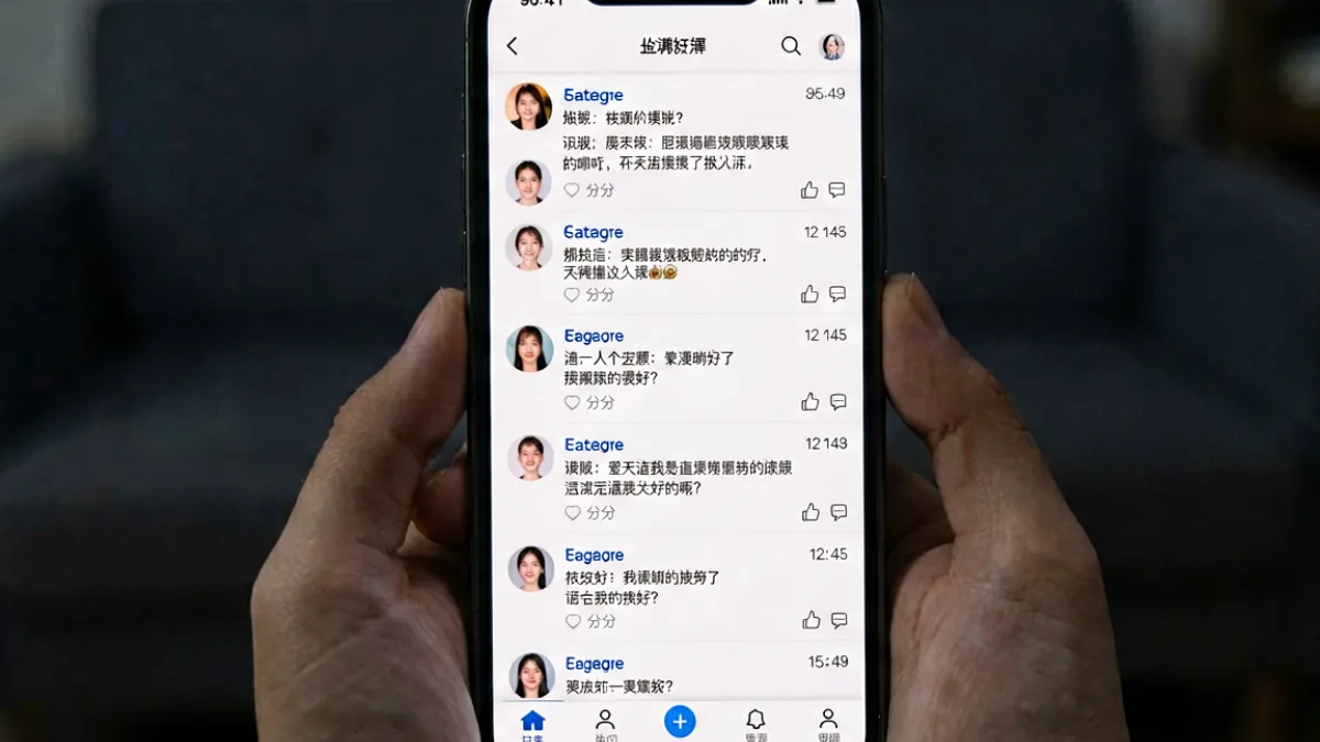 网友在社区讨论北条麻妃作品的热议场景，评论区弹幕与互动截图